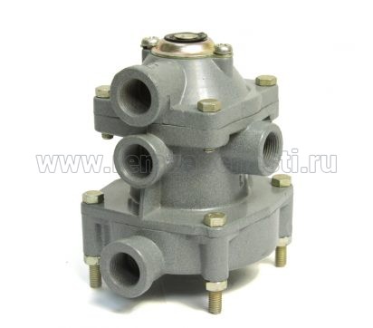 КУТП-2 (Кран управления тормозами прицепа с двухпроводным приводом) 100-3522010 - фото 1